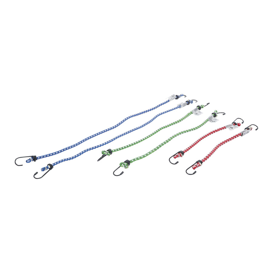 Gepäckspanner-Set 30-45-60 cm, 6-tlg.