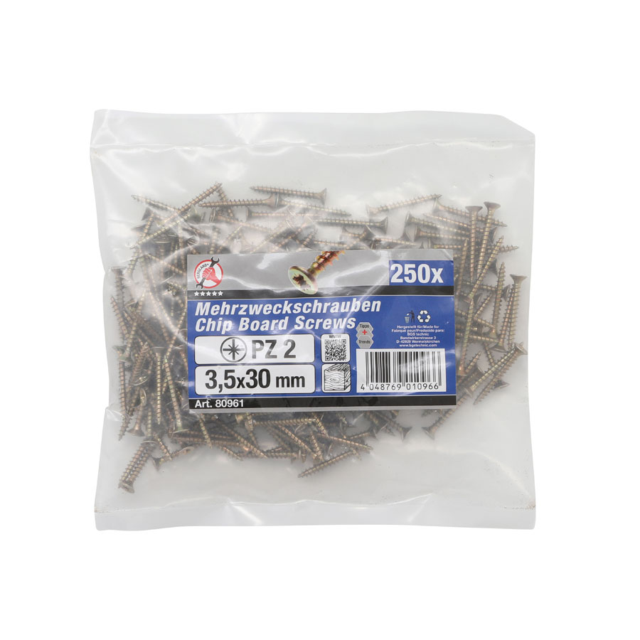 Mehrzweckschrauben 3,5x30mm,PZ, 250 St.