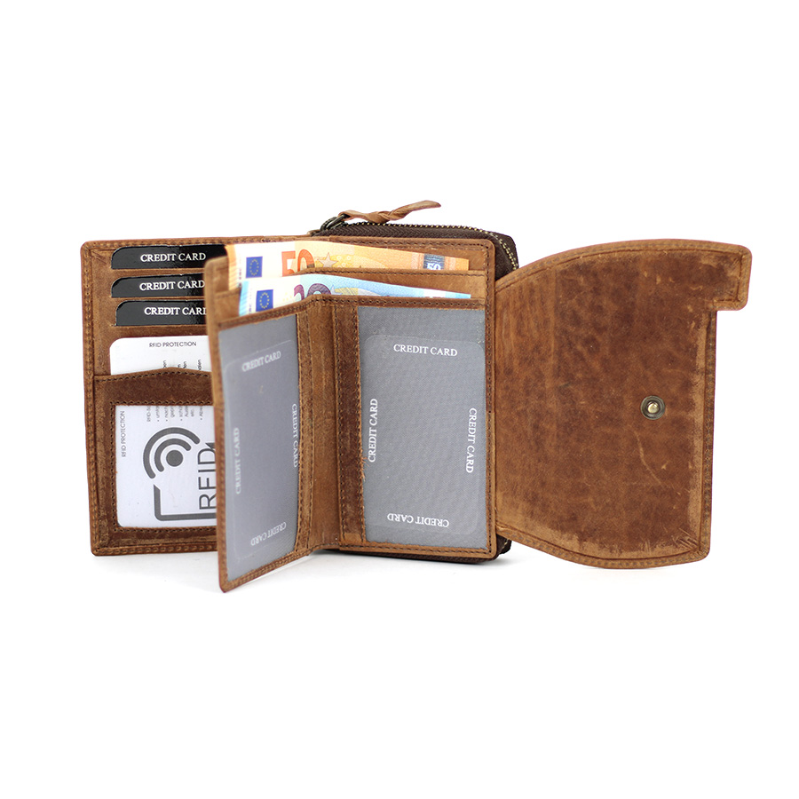 Geldbörse L&B Wild Damen 2679 TAN