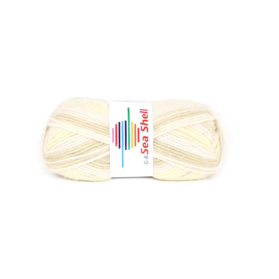 Strickwolle Sea Shell puder-beige-hellgelb 20