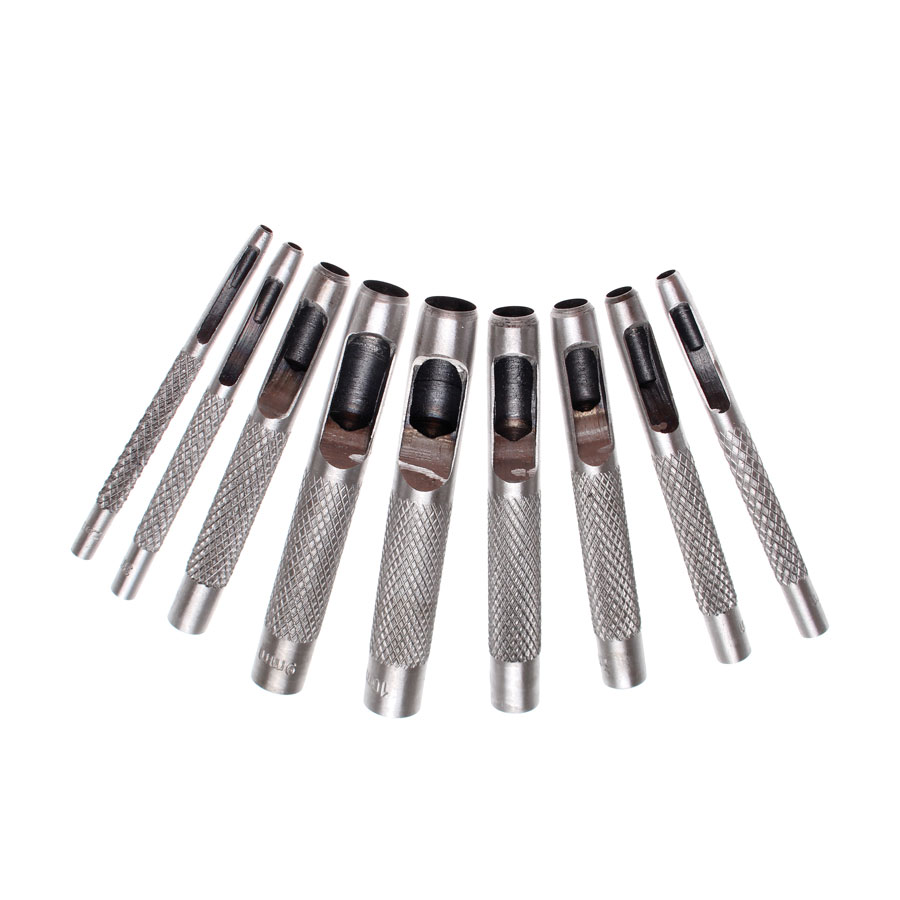 Locheisen-Satz 2,5-10mm, 9-tlg.