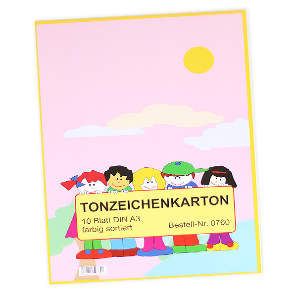 Tonzeichenkarton A3 10 Blatt