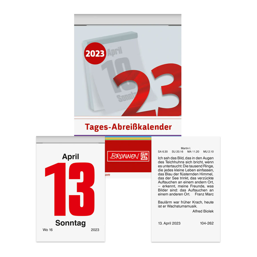 Kalender Tagesabreißkal. Nr.3  54x80mm