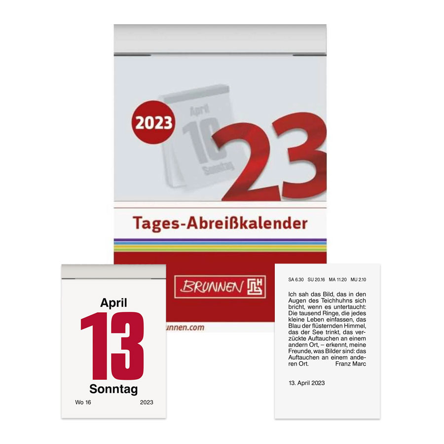 Kalender Tagesabreißkal. Nr.1  40x58mm