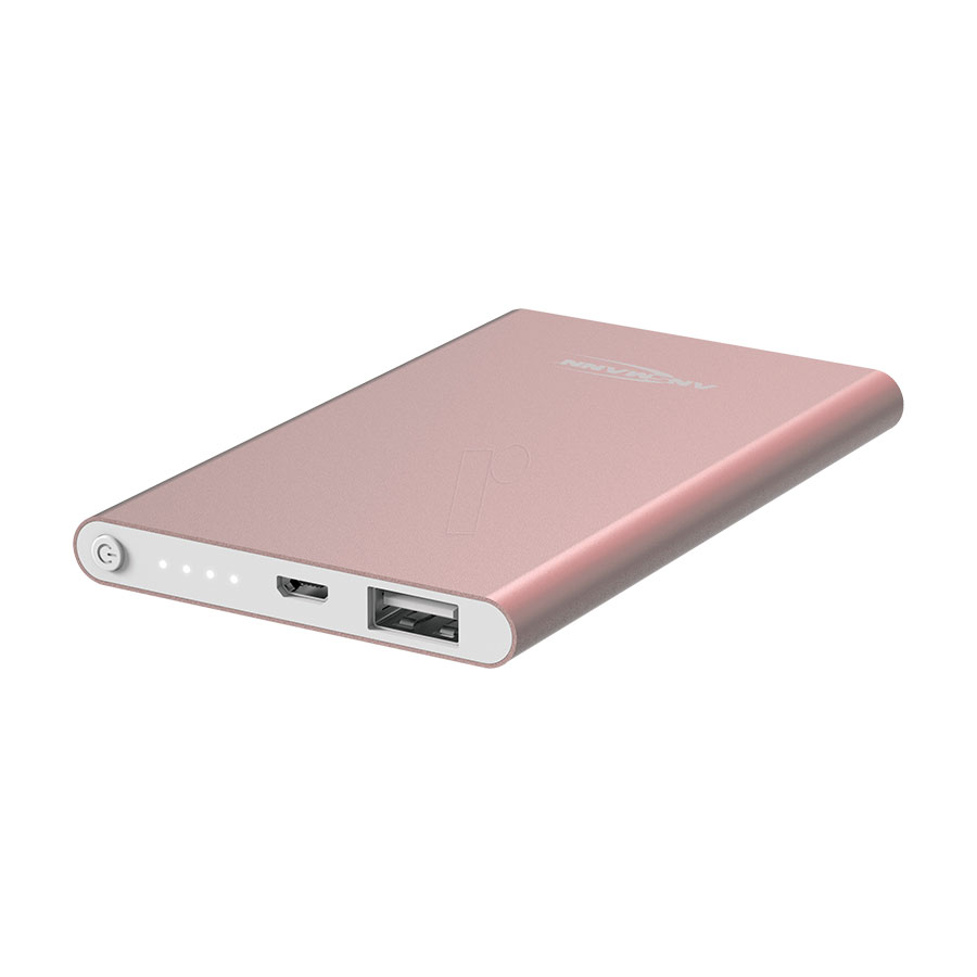 Powerbank 4 Ah rosefarben Ansmann
