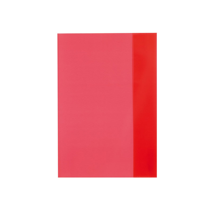 Heftschoner A5 Herlitz transp. rot