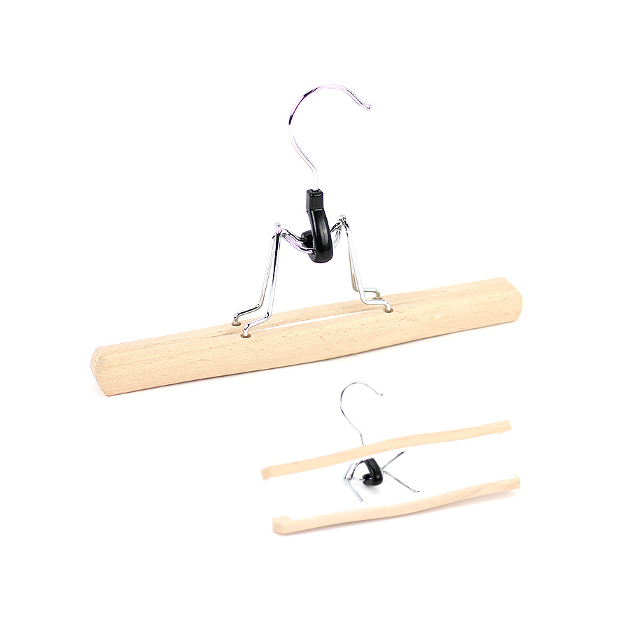 Kleiderbügel Holz Hosenspanner einzeln