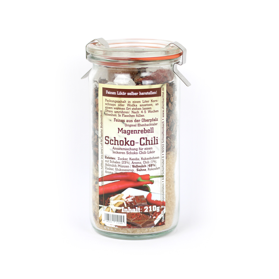 BN Magenrebell Glas Schoko-Chili 210g