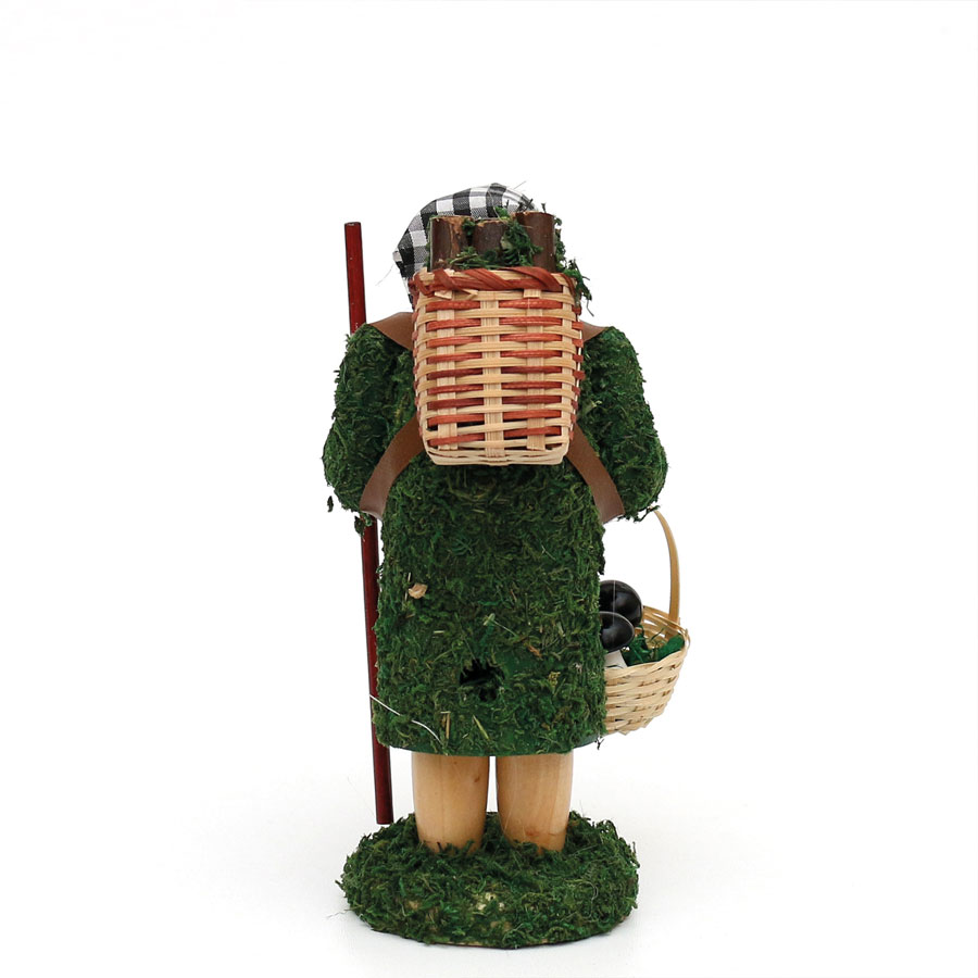 Holz Räucher-Moosfrau 16cm