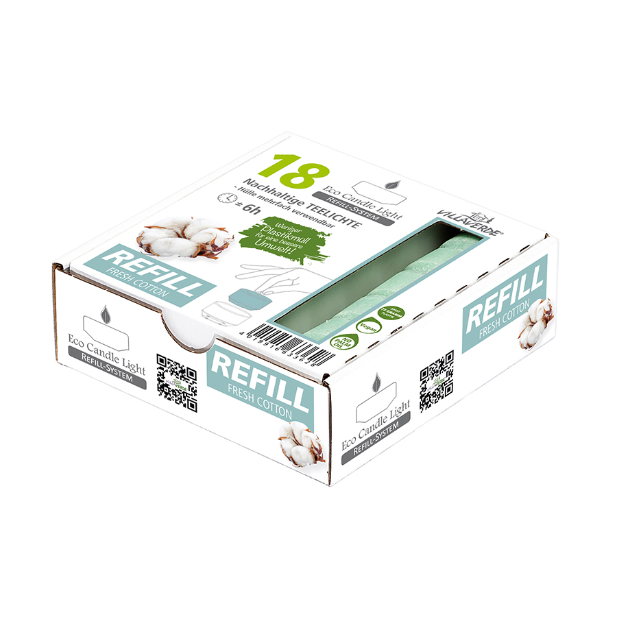 ECL Teelichter Refill 18er Fresh Cotton