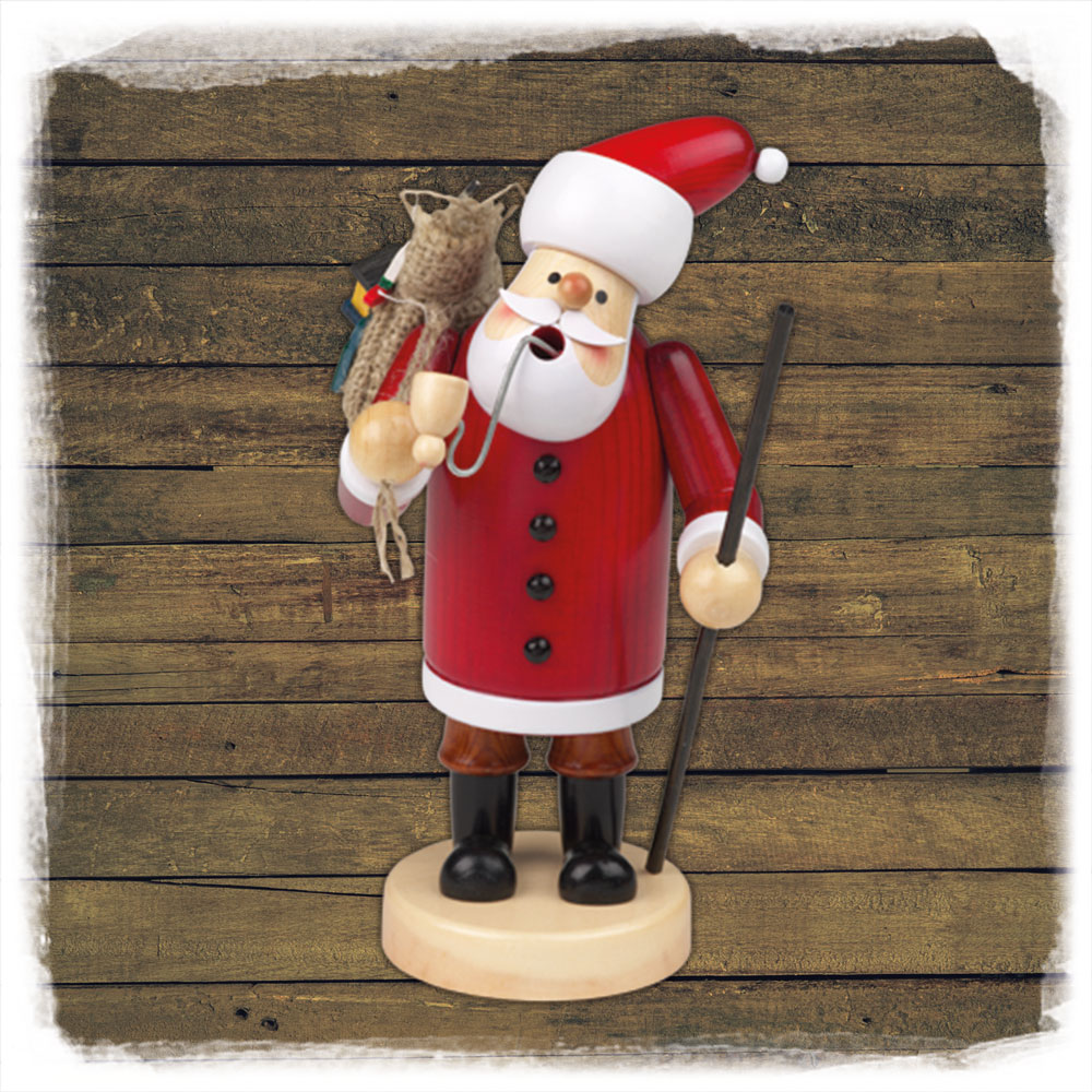 Holz Räuchermann 18cm Weihnachtsmann Schulte