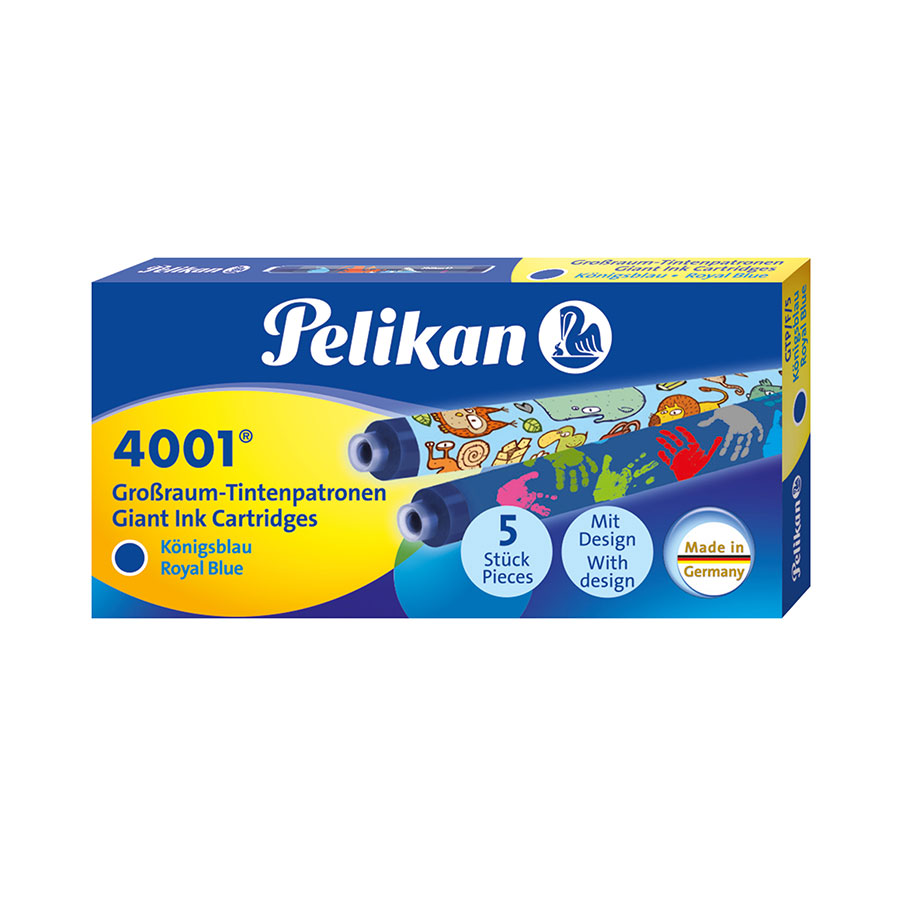 Tintenpatronen Pelikan blau 5tlg. lang