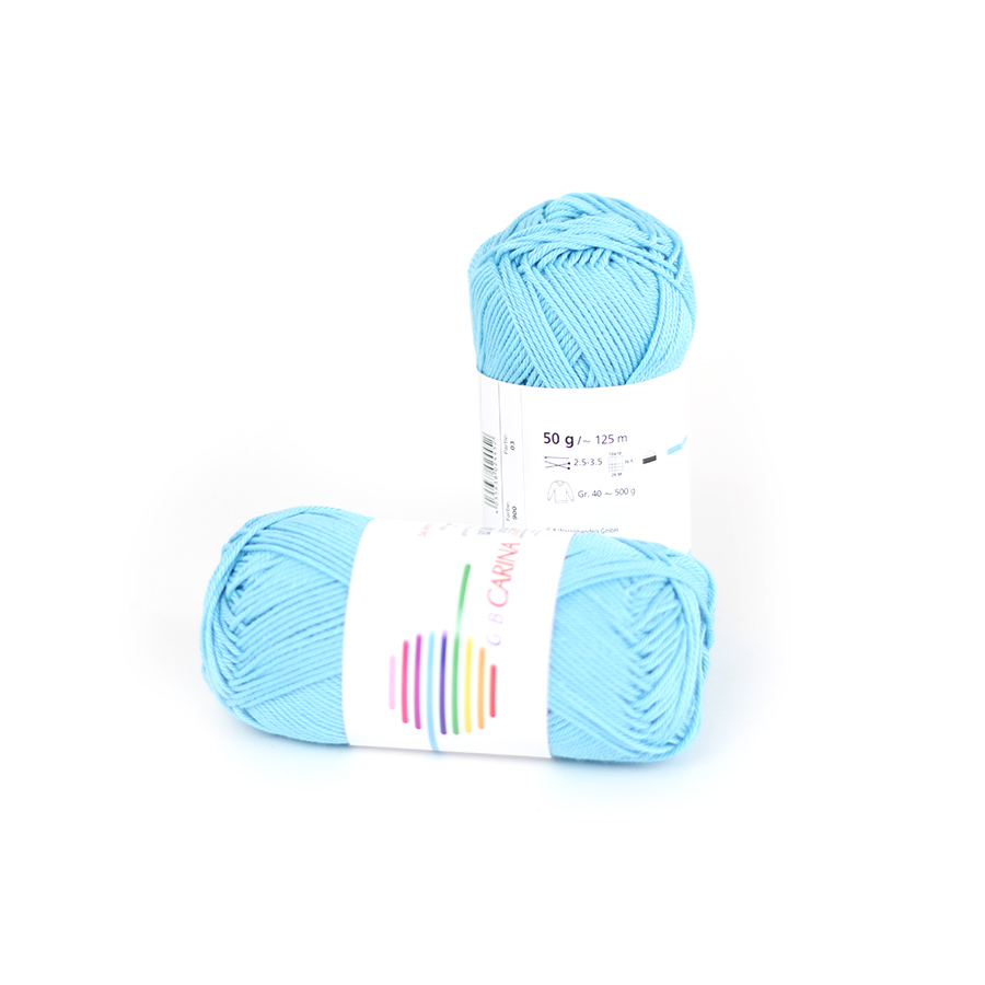Strickwolle Carina bleu 900