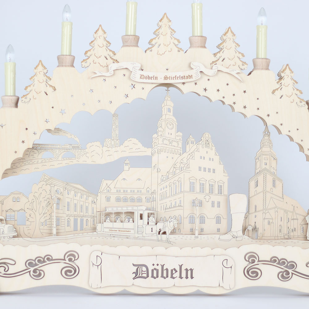 Erzgeb. Schwibbogen W-HL 7047 Döbeln