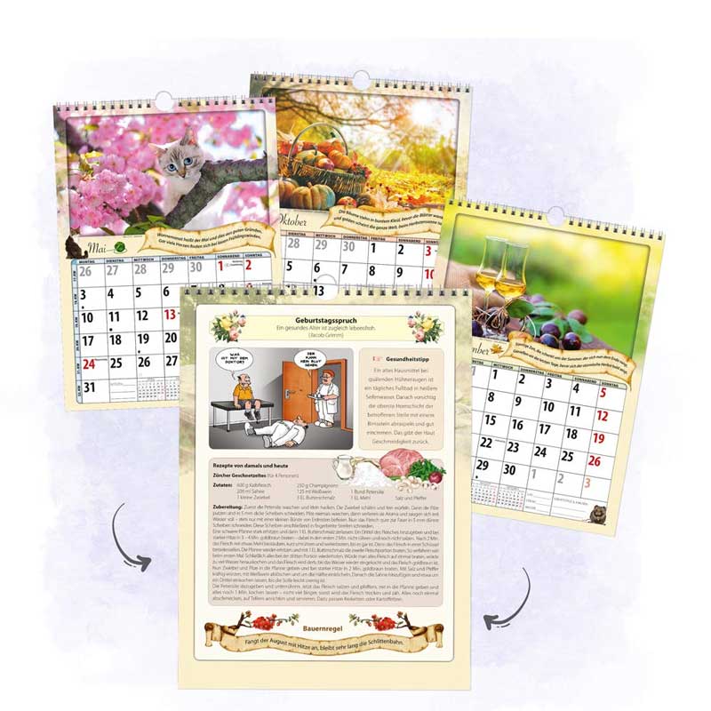 Kalender Wand Rentnerkalender