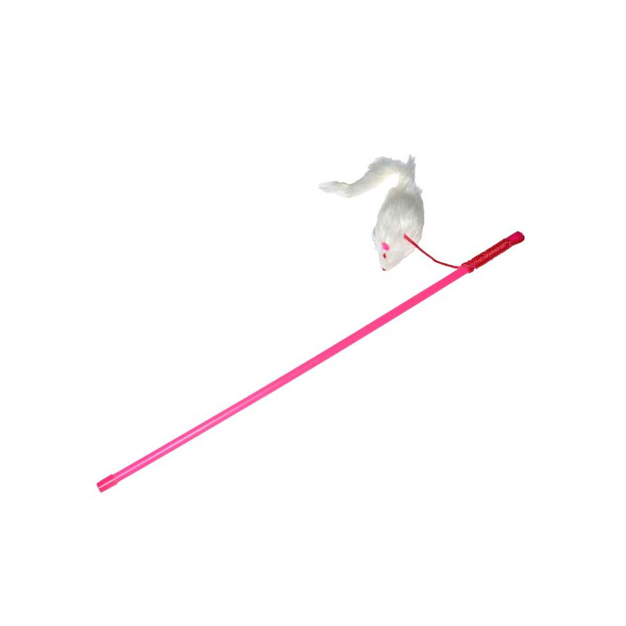 Katzen Spielangel mit Fellmaus