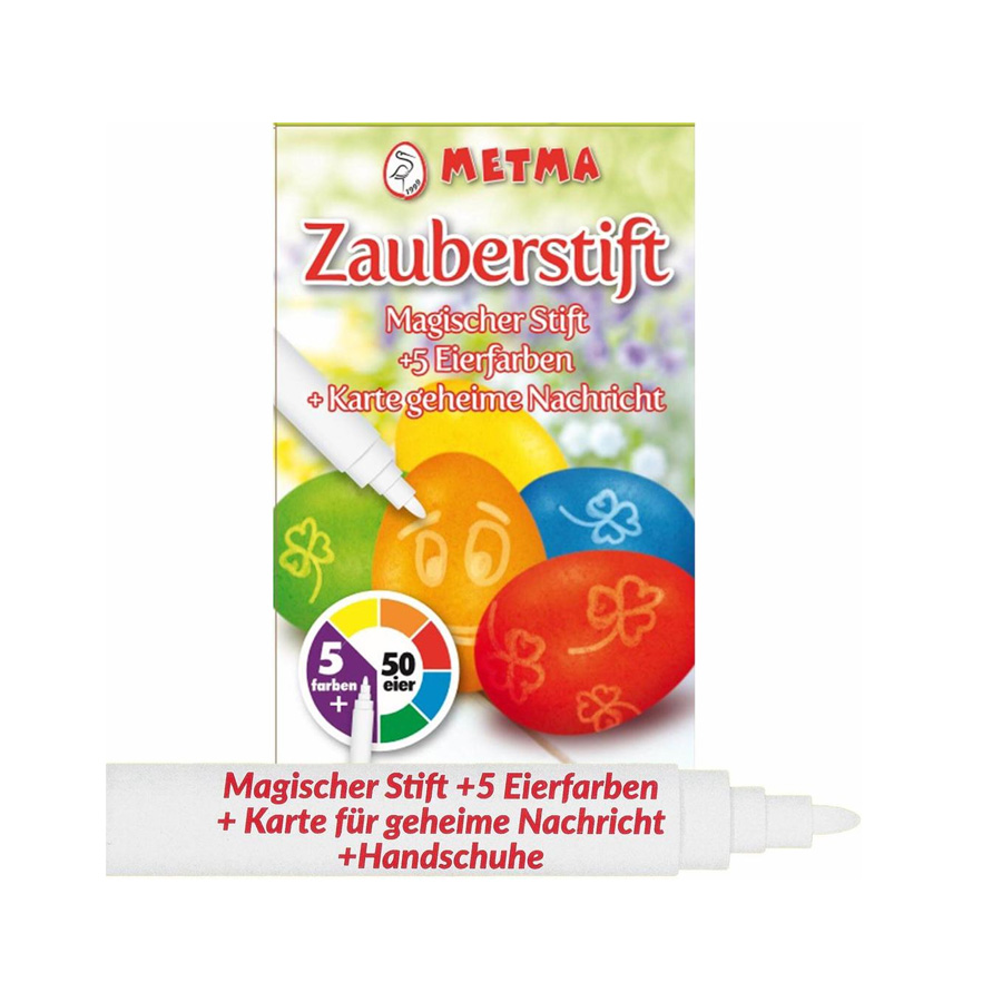 Ostereierfarben Zauberstift 5 Farben  METMA