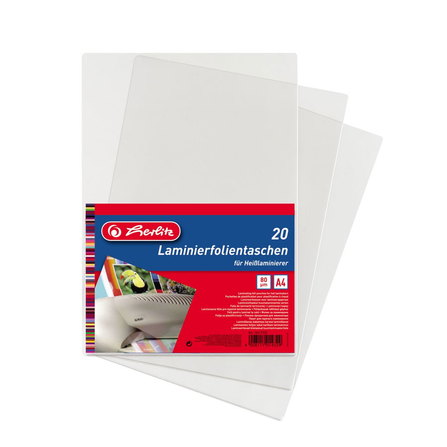 Laminierfolie A4 20er Herlitz