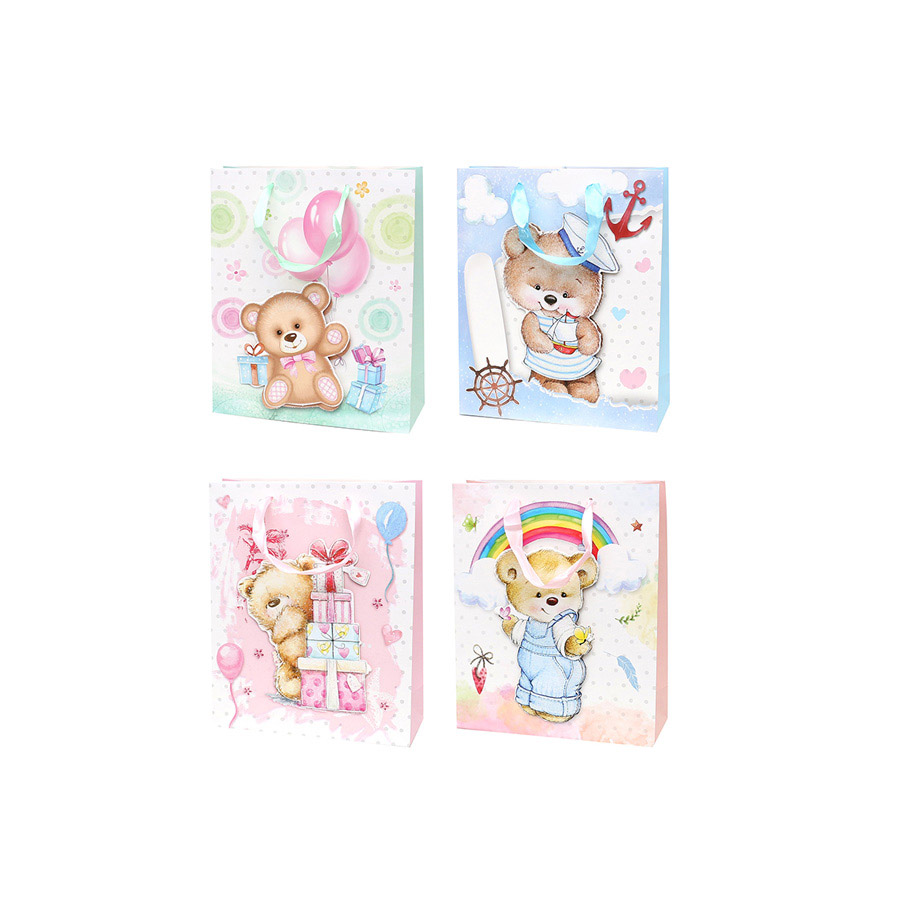Geschenktüte mittel Baby Bär Exclusiv 