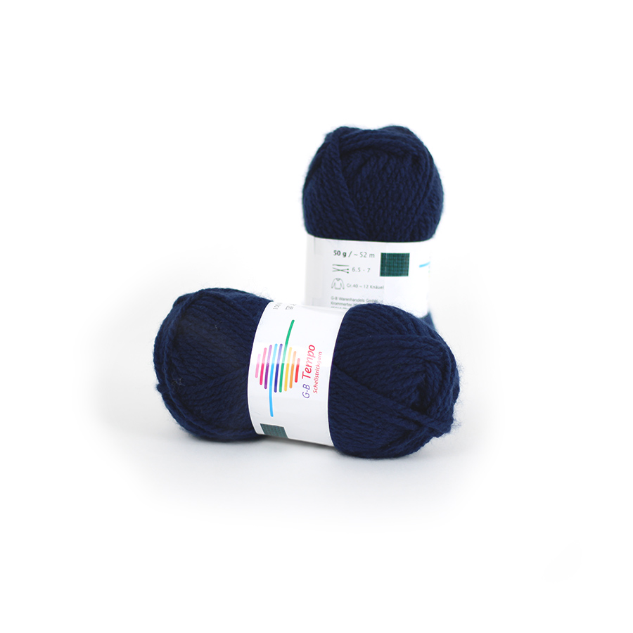 Strickwolle Tempo marine F25