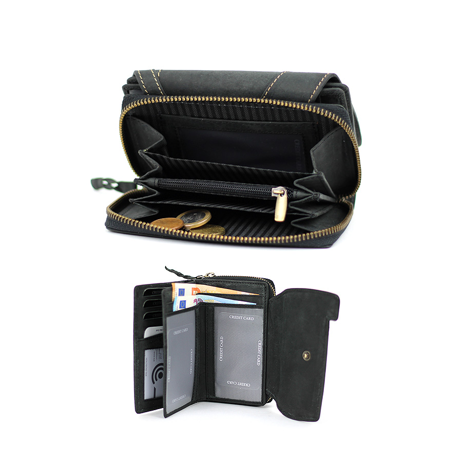 Geldbörse L&B Wild Damen 2679 BLK