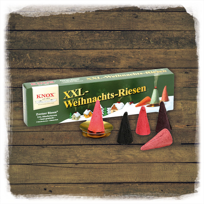 Räucherkerzen 5tlg.XXL Weihnachtsriesen