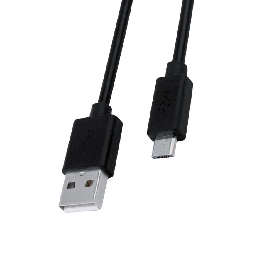 USB-Kabel micro Daten- und Ladekabel schwarz Ansmann