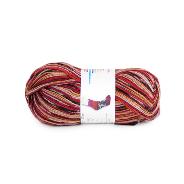 Strickwolle Inka100 bordo-grau-natur 65