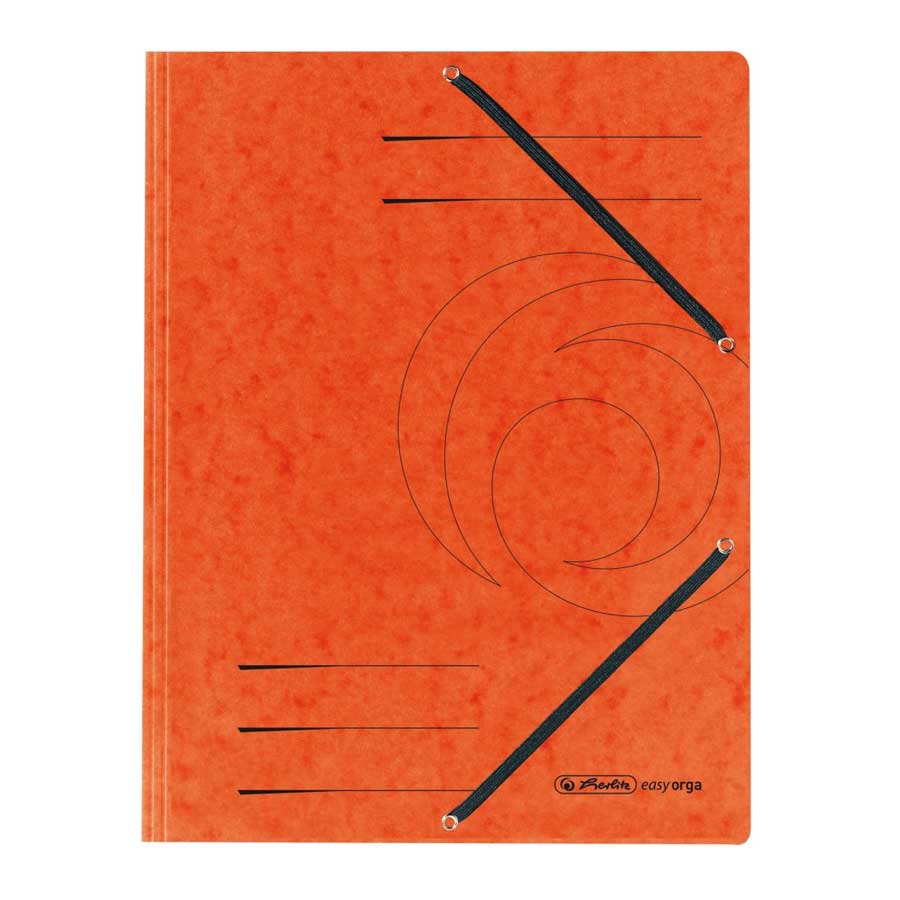 Einschlagmappe A4 Color orange Gummizug