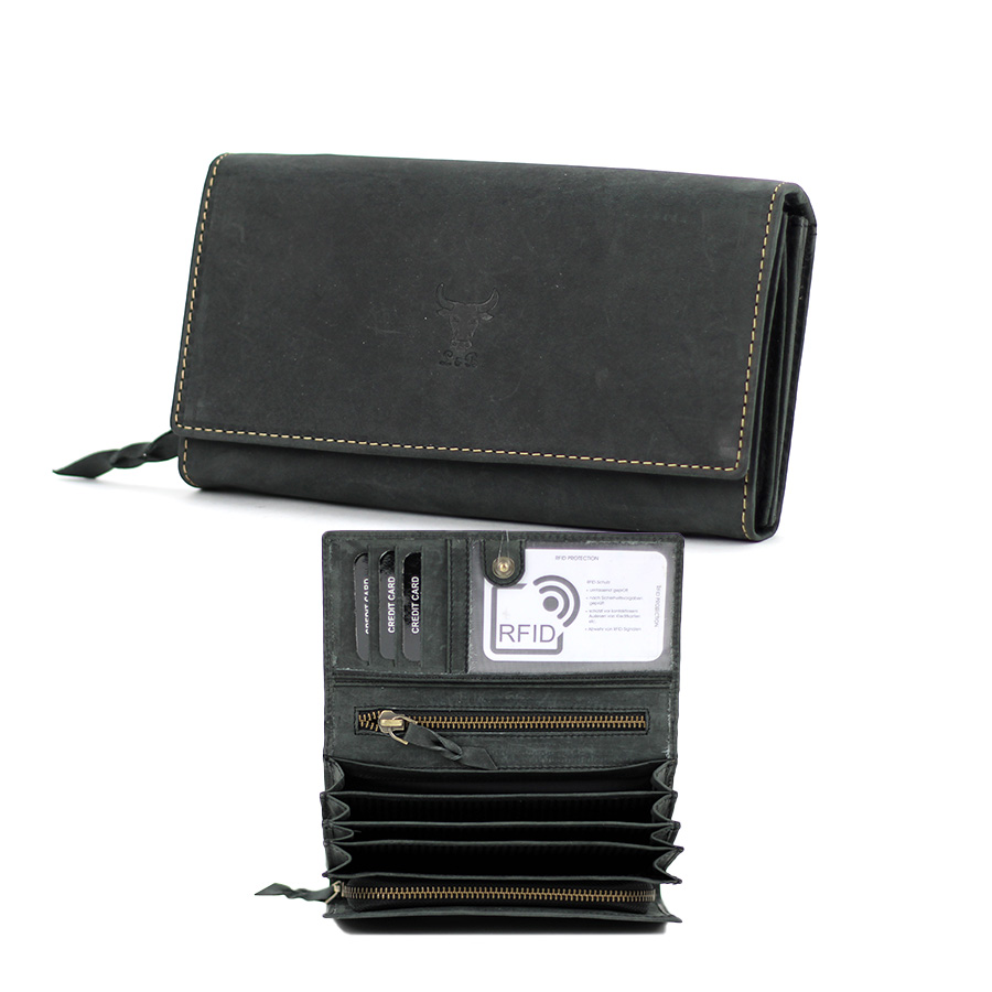 Geldbörse L&B Wild Damen 14 BLK