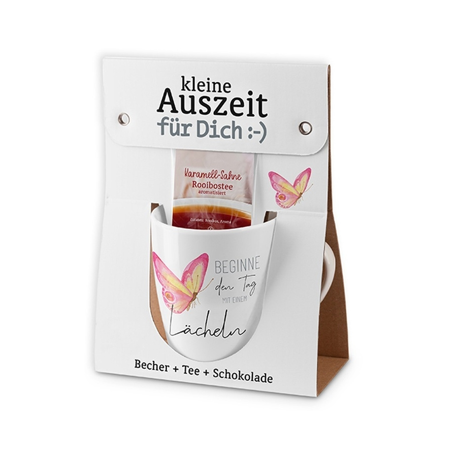 Tasse Auszeit Beginne den Tag