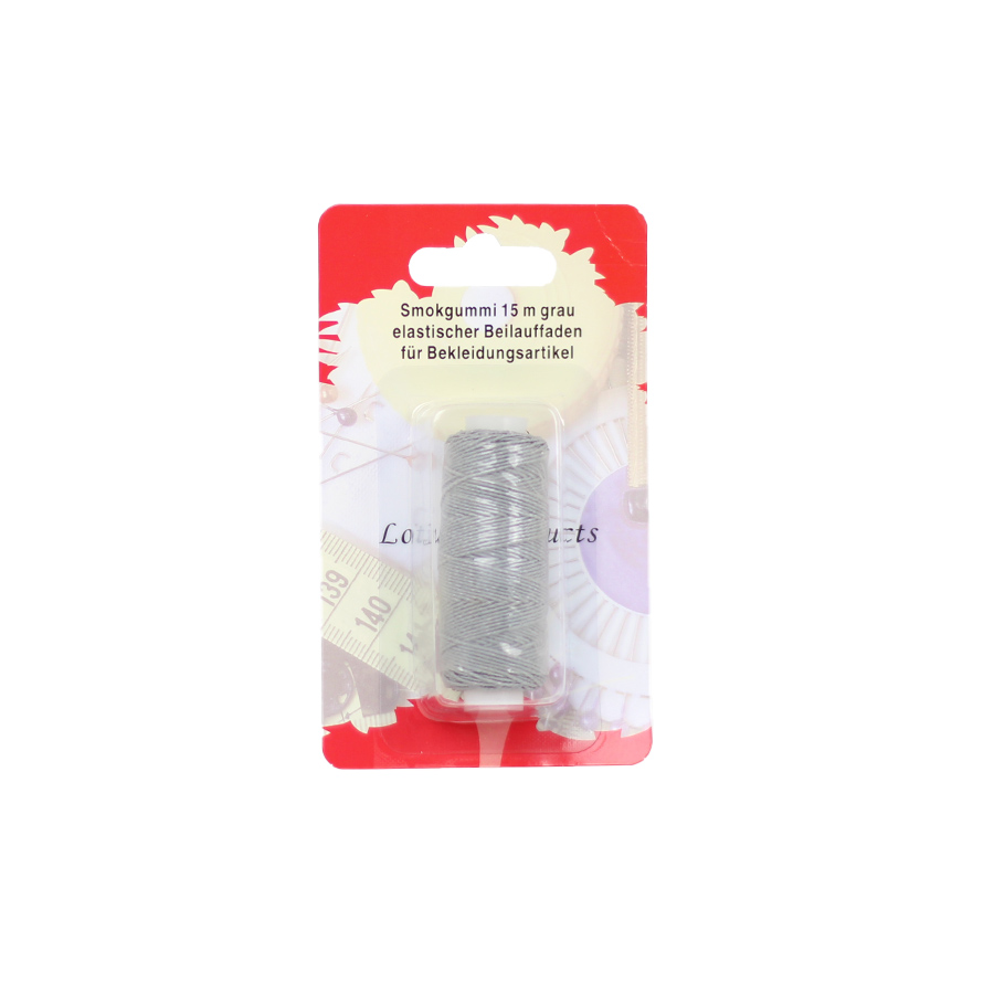 Smokgummi 15m grau