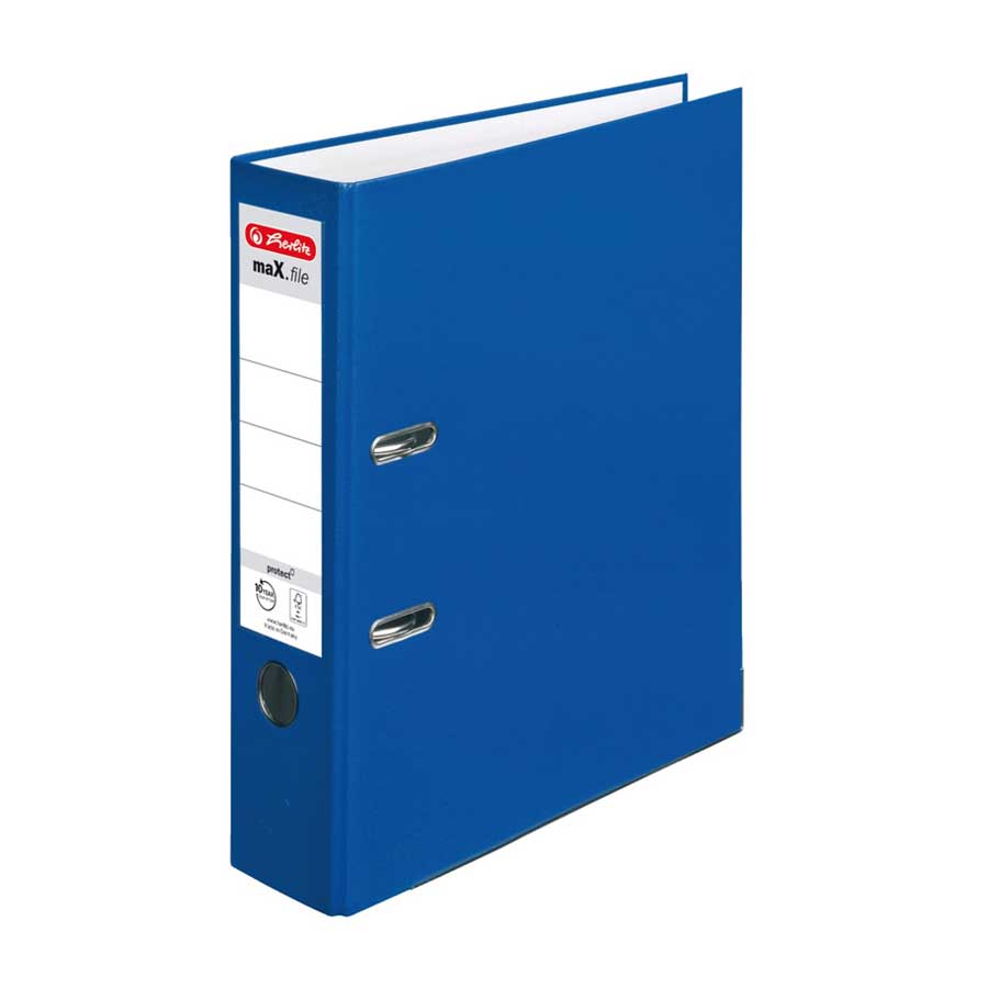 Aktenordner A4 8cm blau breit