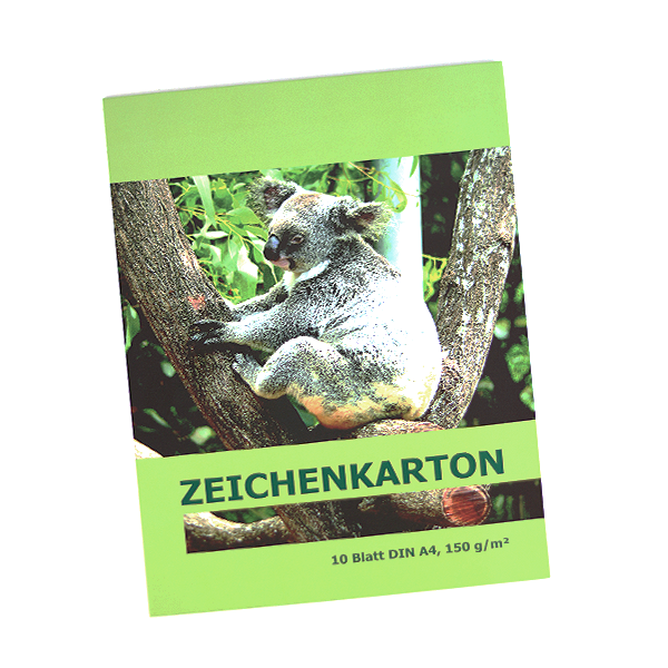Zeichenkartonblock A4 10 Bl. 150g