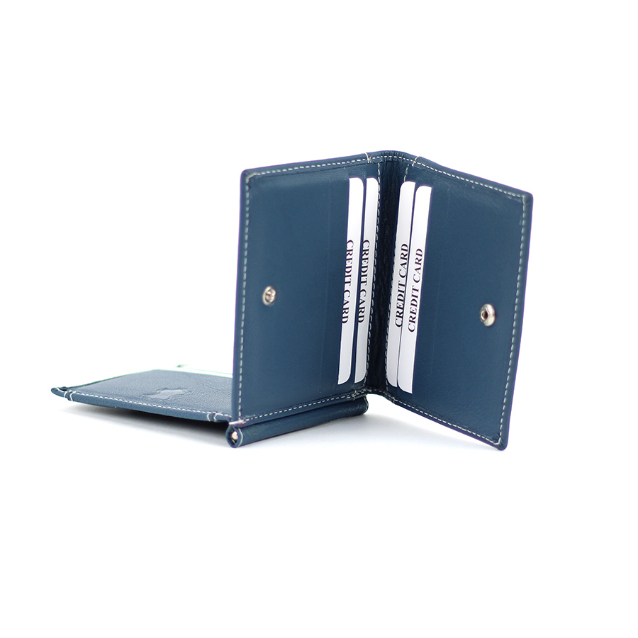 Geldbörse L&B Dollarclip 2342 blau