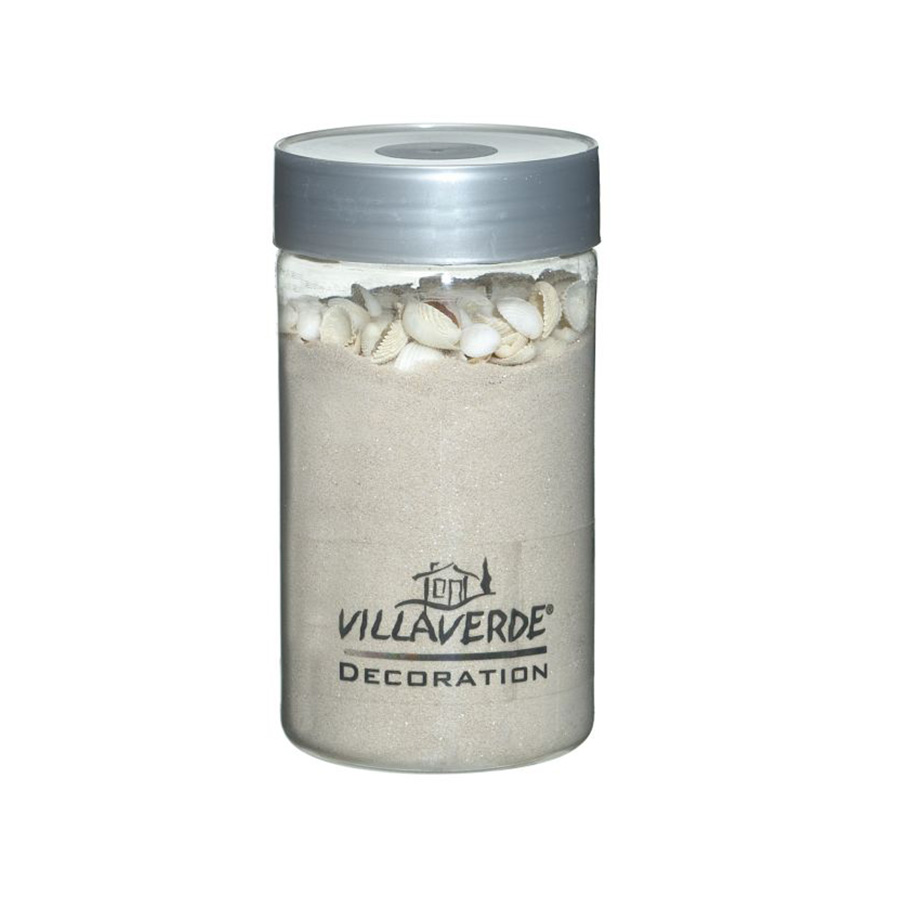 Natur Sand BEACH SUMMER natur m.kleinen Muscheln weiß 500g