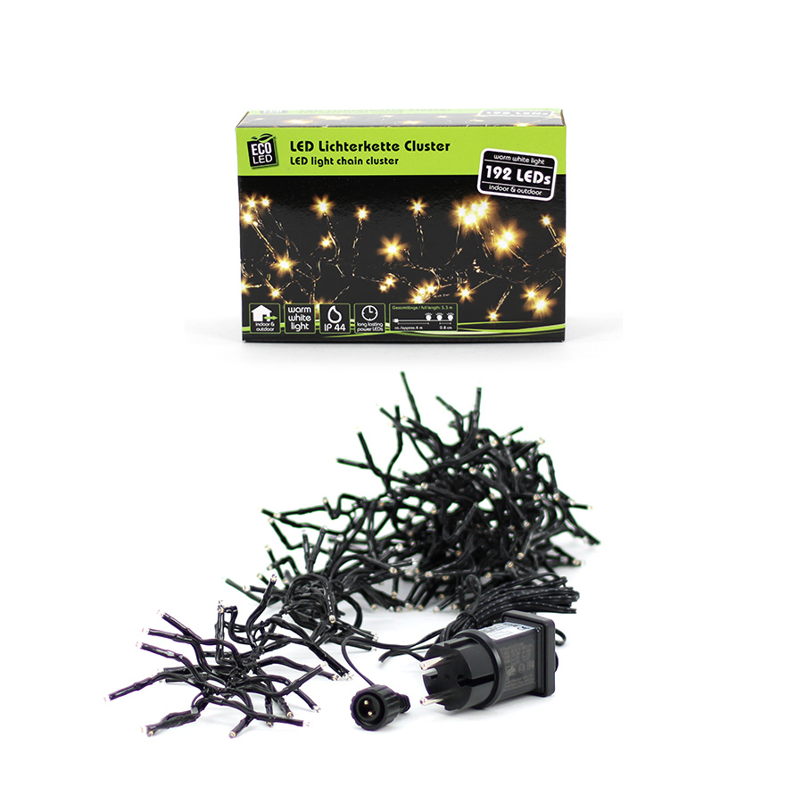 Lichterkette 192 LED Cluster ww Noor
