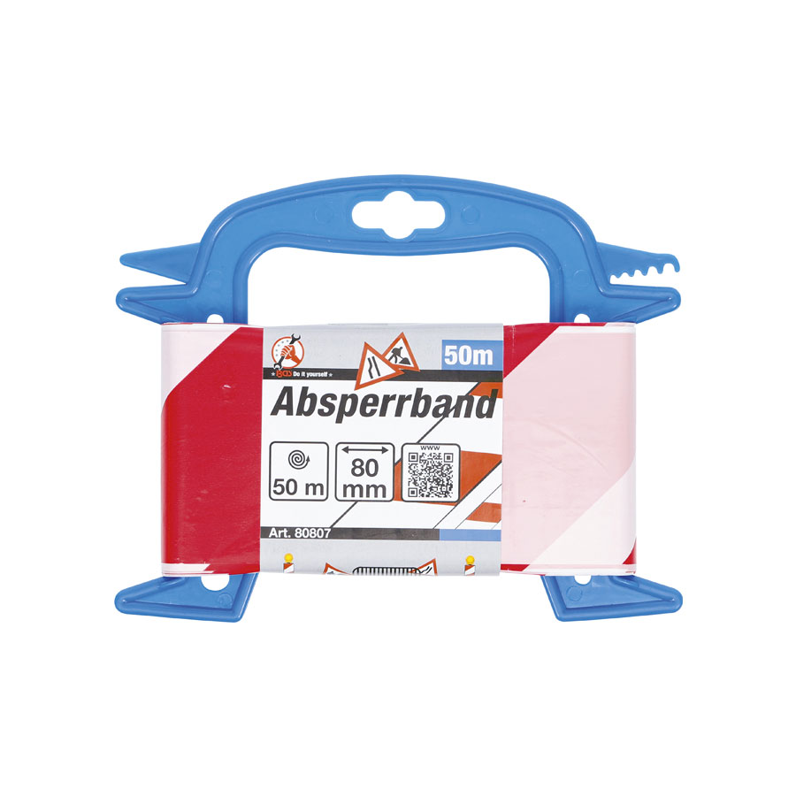 Absperrband 50 m x 80 mm