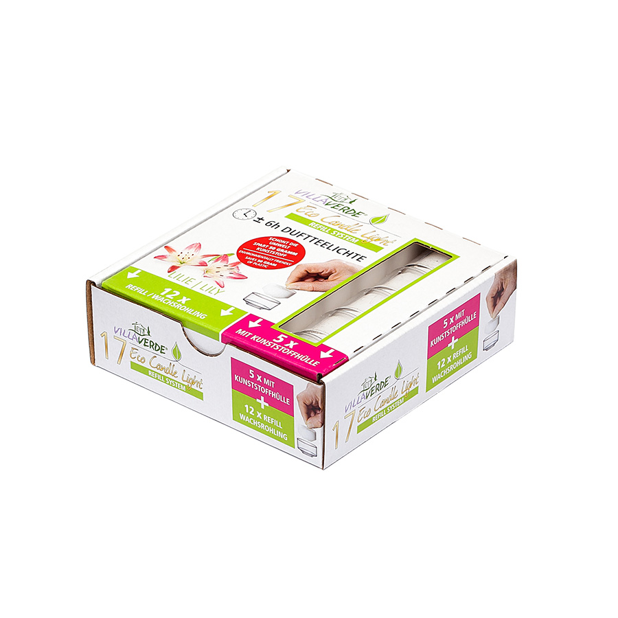 ECL Teelichter Kombipack 17er  Lilie