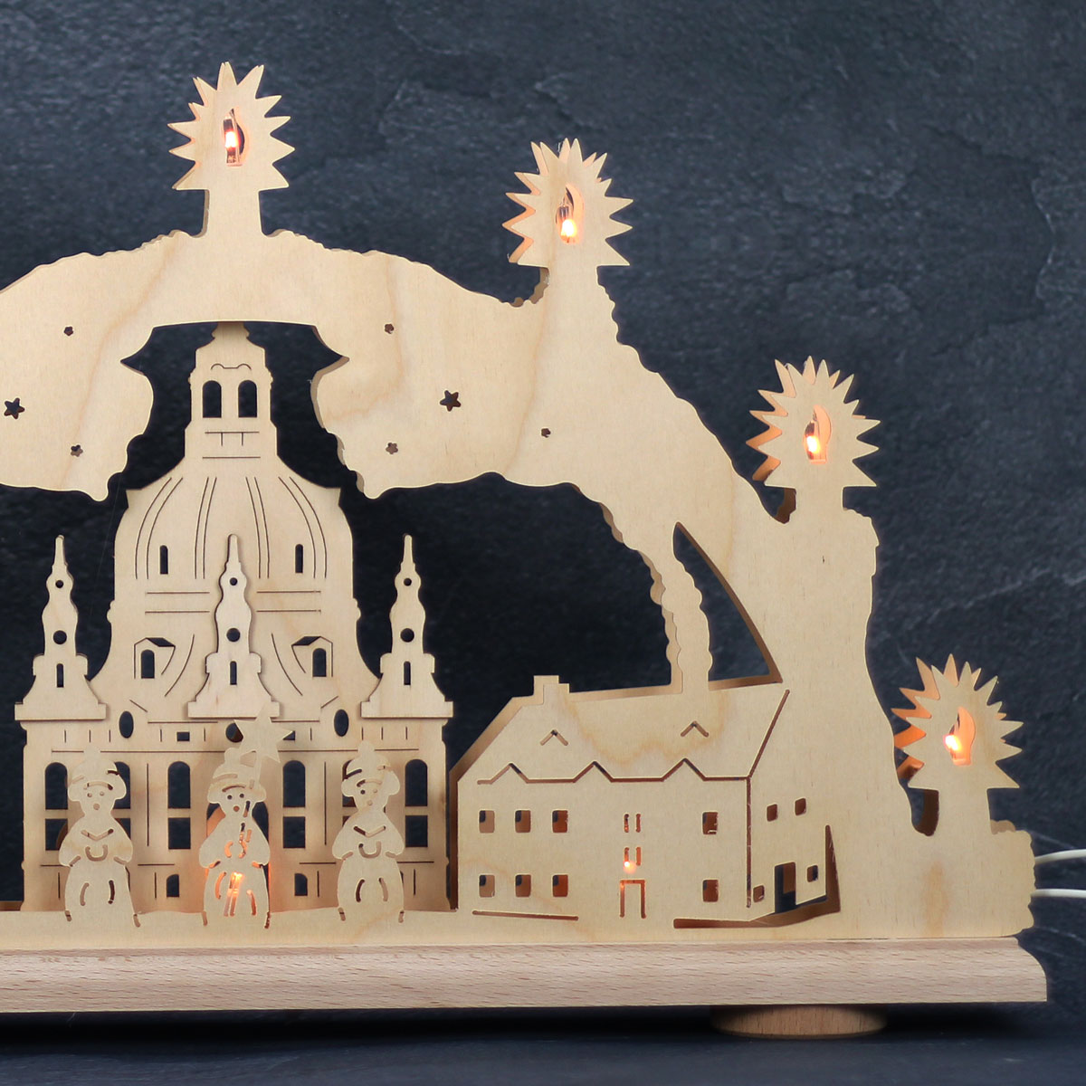 Erzgeb. Schwibbogen 3D Frauenkirche 4348