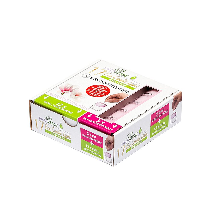 ECL Teelichter Kombipack 17er Magnolie
