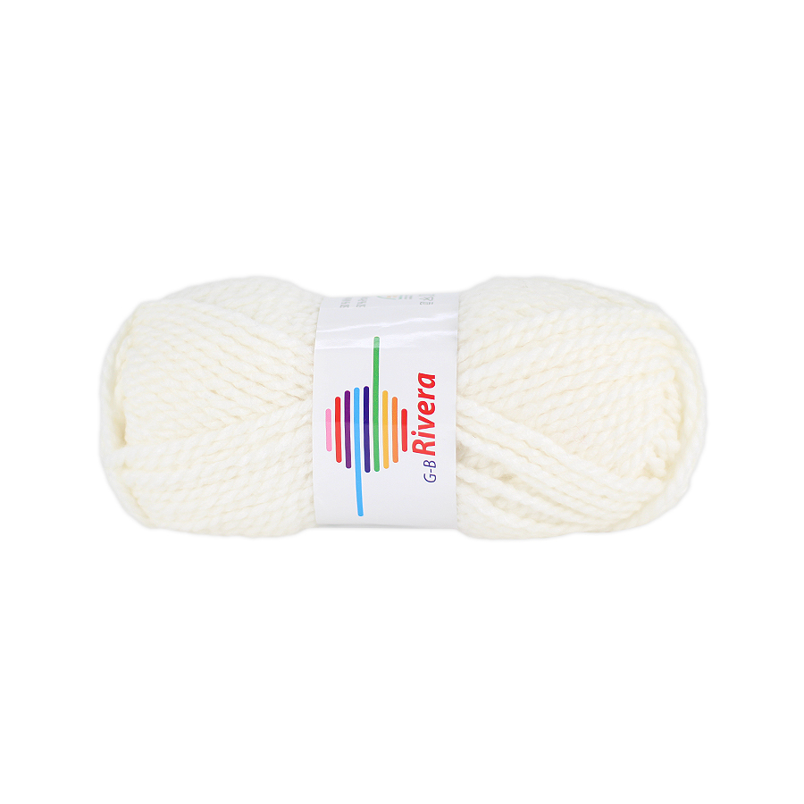 Strickwolle Rivera weiß 2