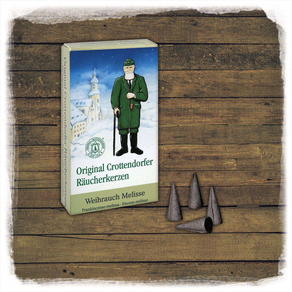 Räucherkerzen 24tlg. C-Erzgeb. Melisse-Weihrauch