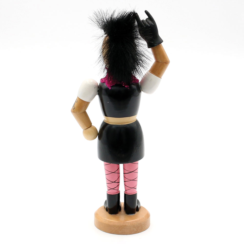 Holz Räucherfrau Punk-Lady 19cm Sigro