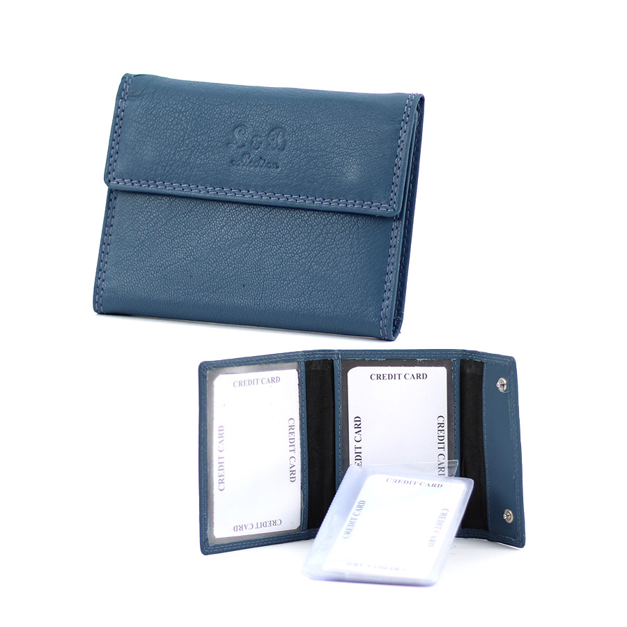 Geldbörse L&B Kartenetui 2321 blau