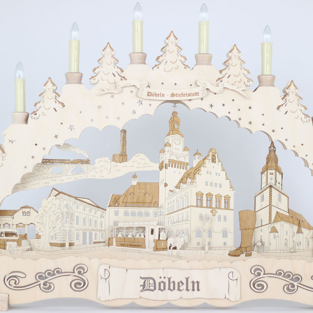 Erzgeb. Schwibbogen W-HL 7046 Döbeln