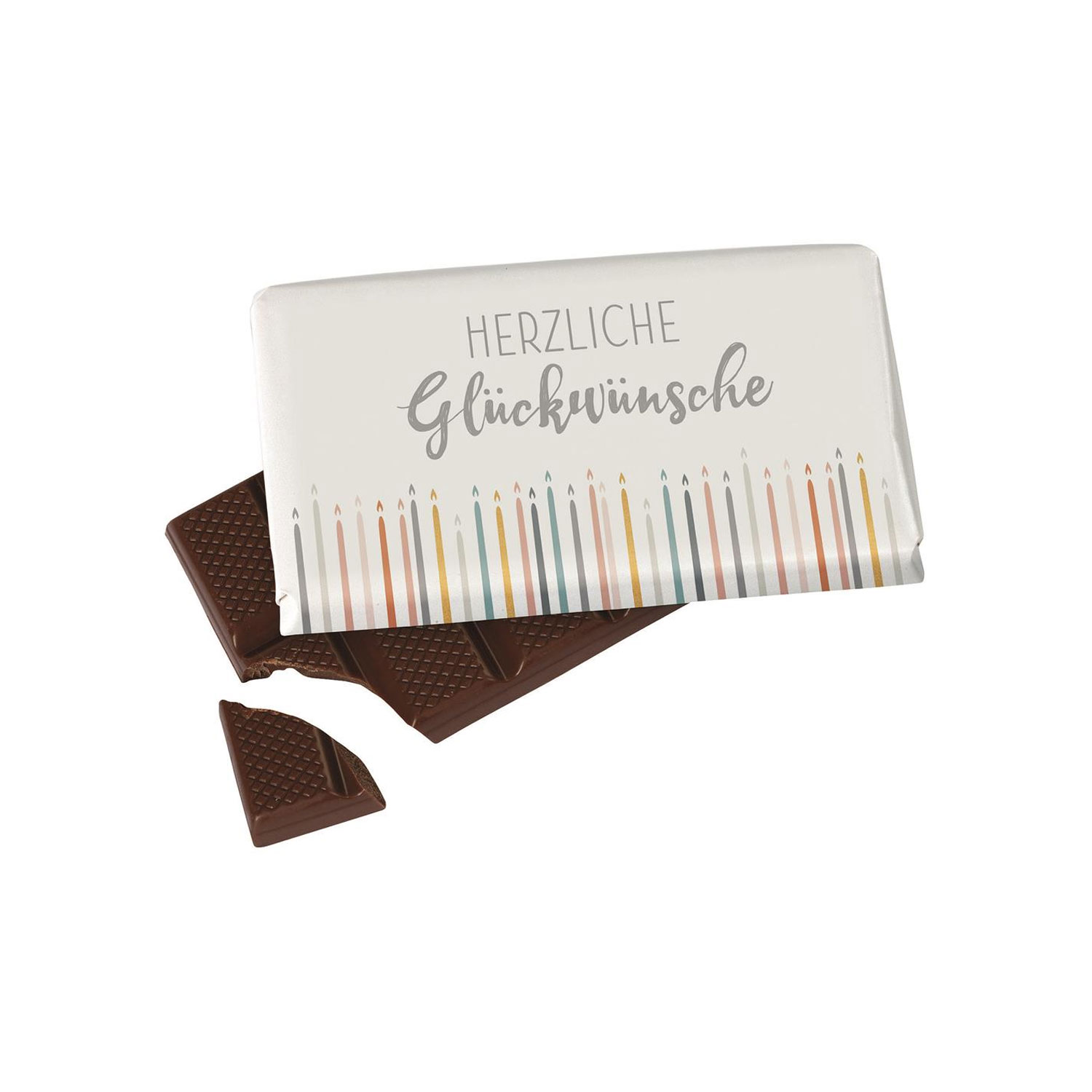 Schokolade 40g Herzliche Glückwünsche