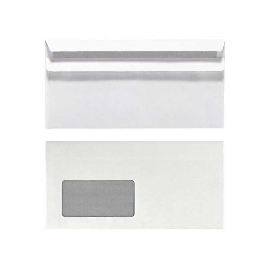 Briefumschläge sk DIN lang 100tlg./Fenster Herlitz