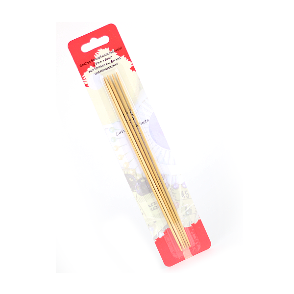 Strumpfstrick-Nadeln Bambus 2,5 5er Pack