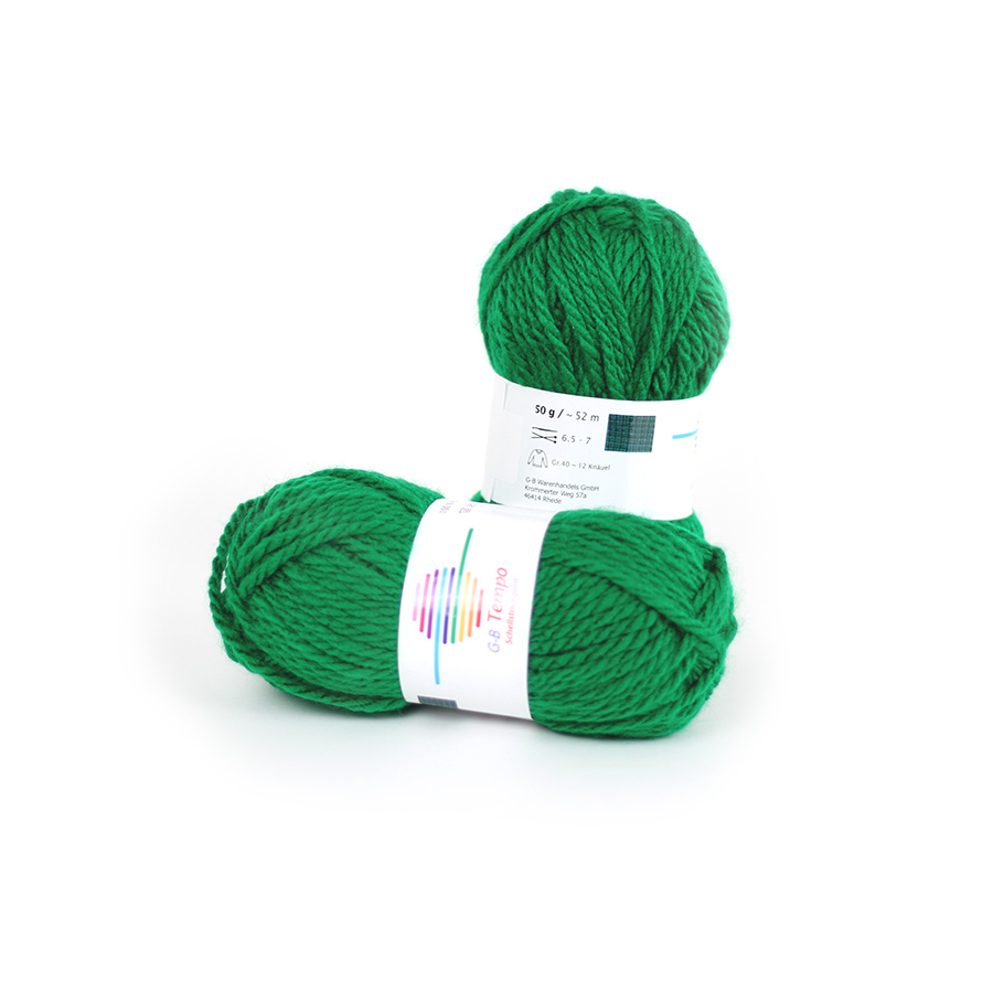 Strickwolle Tempo grün F21